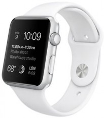 Apple Watch Sport 42mm Silver Aluminium Case With White Sport Band