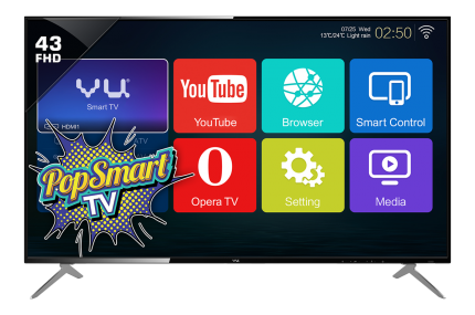 VU (43) 109 cm PopSmart Full HD LED TV 43BS112